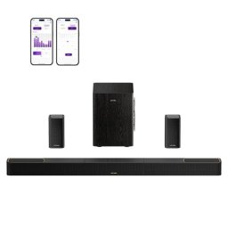 Ultimea Barra de Sonido Skywave Serise 5.1.2 530W Bluetooth HDMI eARC Dolby Atmos