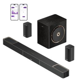 Ultimea Barra de Sonido Skywave Serise 5.1.2 ch 530W Bluetooth 5.4 Subwoofer Dolby Atmos