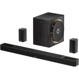 Ultimea Barra de Sonido Skywave Serise 5.1.4 760W Bluetooth HDMI eARC Dolby Atmos Negra