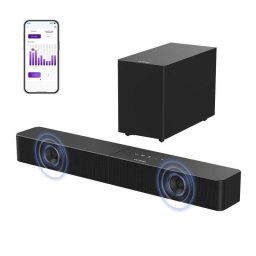 Barra de Sonido Ultimea Poseidon R3T 2.1 120W RMS Bluetooth 6.0 Subwoofer Inalámbrico Mica