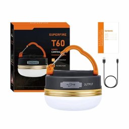Lámpara de Camping Superfire T60 2,5W 1000mAh