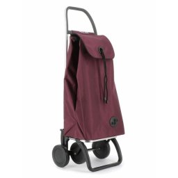 Bolsa para carrito de la compra Rolser I-Max MF 4 ruedas Burdeos