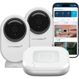 HOMEMATIC IP HMIP HAP2-CI-PL2 - Paquete de inicio: 2 cámaras de interior plus
