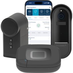 HOMEMATIC IP HMIP HAP2DLDCODB - Paquete de inicio: motor para cerradura + timbre con vídeo