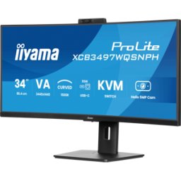 IIYAMA IIY XCB3497WQSNH - Monitor curvo de 86cm, UWQHD, USB dock, LAN, altavoces
