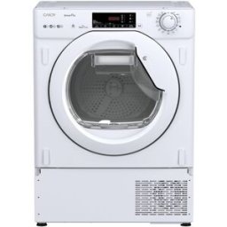 Candy Secadora Integrable 7kg, Motor AC y Gran Tambor - BCTD H7A2TE-S. Blanco