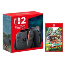 Nintendo Switch 2 7.9" FullHD HDR 120Hz 256GB Magnetic Joy-Con Modo Ratón Azul/Rojo + Splatoon Raiders Nintendo Switch 2