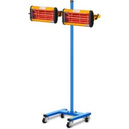 MSW Secador de pintura de coche por infrarrojos - 2200 W - 2 lámparas 10060344