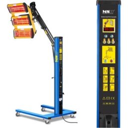 MSW Secador de pintura por infrarrojos - 3.300 W - 3 lámparas 10060340