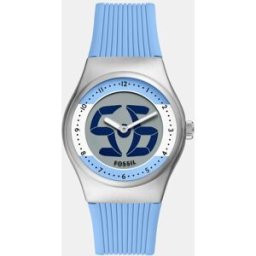 Fossil Reloj de hombre world flags big tic argentina. Azul claro