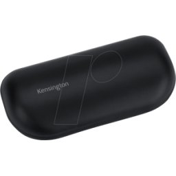 KENSINGTON KENS K52802WW - Reposamuñecas, cuero artificial, negro