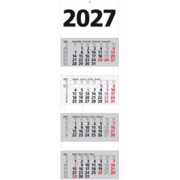 FREI 4MO-WKAL 27 - calendario de pared de 4 meses 2027