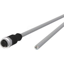 METZ CONNECT MC 142MIA20020 - Cable de sensor, M12, 4 polos, KU > extremo abierto, 2 m