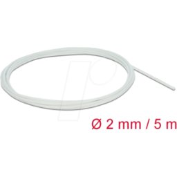 DELOCK 18923 - Funda de fibra de vidrio 5 m x 2 mm en blanco