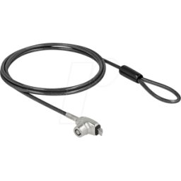 NAVILOCK 20691 - Cable de seguridad para laptop con bloqueo de teclas para ranura