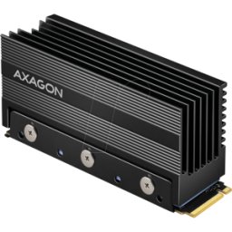 AXAGON AXG CLR-M2XL - Disipador térmico para M.2 SSD 2280, 36 mm, negro