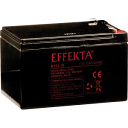 EFFEKTA EFKTA BT12-12L - Batería de plomo-vellón, AGM, 12V, 12 Ah