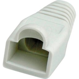 ROLINE 12011085 - Manga anti-kink para RJ45, gris, 10 piezas