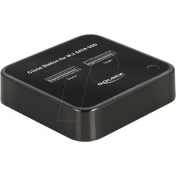 DELOCK 64178 - Estación de acoplamiento y copia 2x M.2 SATA SSD, USB 3.1