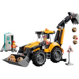 LEGO 60480 - LEGO® Ciudad - Retroexcavadora amarilla