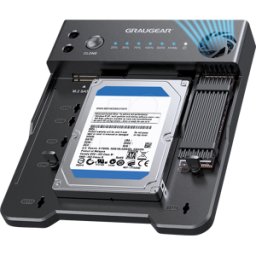 GRAUGEAR GG 18140 - Estación Clon, M.2 NVMe/SATA, 2,5"/3,5" USB 10 Gb/s..