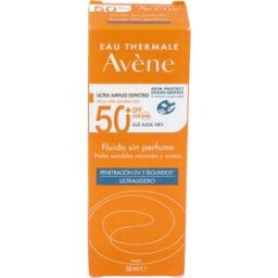 Avene fluido solar toque seco spf 50+ sin perfume 50ml.