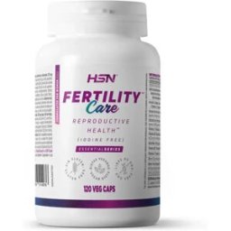 HSN Fertility Care especial mujer (sin yodo) * - 120 veg caps - Sexualidad Femenina - Cápsulas Vegetales - 60 Servicios