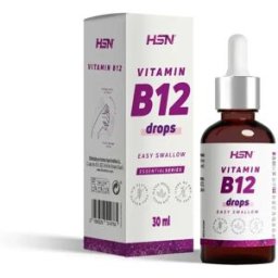 HSN Vitamina B12 líquida - 30ml - Vitaminas - En gotas - 300 Servicios
