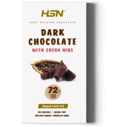 HSN Tableta chocolate negro sin azúcar - 100g - Snacks y Tentempiés - - 5 Servicios