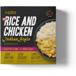 HSN Plato preparado estilo fit arroz con pollo en salsa al curry estilo hindú - 420g - Platos Preparados - Platos Preparados - 1 Servicios