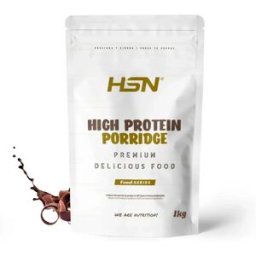 HSN Gachas de avena proteicas 1kg chocolate - Recetas Saludables - Polvo - 20 Servicios
