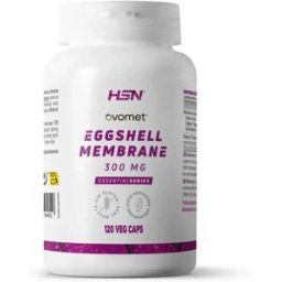 HSN Membrana de cáscara de huevo (Ovomet®) 300mg - 120 veg caps - Huesos y articulaciones - Cápsulas Vegetales - 120 Servicios