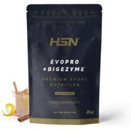 HSN Evopro (mezcla proteínas premium) + DigeZyme® 2kg leche merengada - Proteínas Liberación Secuencial - Polvo - 67 Servicios
