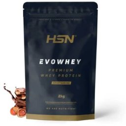 HSN Evowhey protein 2kg chocolate negro y avellanas - Proteínas Concentradas de Suero - Polvo - 67 Servicios