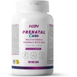 HSN Prenatal Care (sin yodo) * - 120 veg caps - Pre/post natal - Cápsulas Vegetales - 120 Servicios