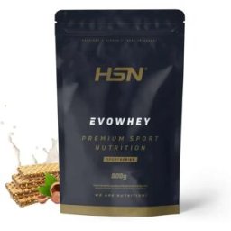 HSN Evowhey protein 500g barquillo de crema de avellana - Proteínas Concentradas de Suero - Polvo - 17 Servicios