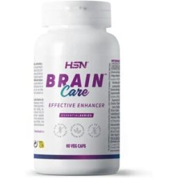 HSN Brain Care - 60 veg caps - Concentración y memoria - Cápsulas Vegetales - 60 Servicios