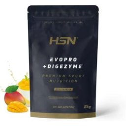 HSN Evopro (mezcla proteínas premium) + DigeZyme® 2kg mango cremoso - Proteínas Liberación Secuencial - Polvo - 67 Servicios