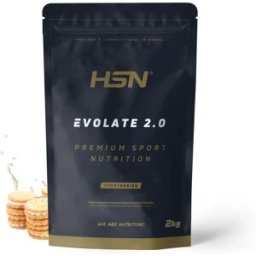 HSN Evolate 2.0 (whey isolate CFM) 2kg galletas y crema - Proteínas Aisladas de Suero - Polvo - 67 Servicios