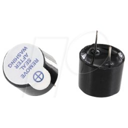 ECON CONNECT SEC12095302500 - Zumbador DC, magnético, 85, 2500 Hz, 3,0 V AC, ø12 mm