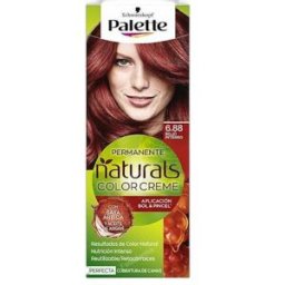 Schwarzkopf palette naturals color creme coloracion permanente 688 rojo