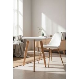 RegalosMiguel Mesa Synk Redonda 60 cm - Blanco