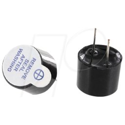 ECON CONNECT SEC120100122048 - Zumbador de CA, magnético, 90, 2048 Hz, 12,0 V AC, ø12 mm