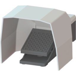 SIEMENS SIE 3SE2912-2AA2 - Interruptor de pie, solo pedal, 1S+1OE, con capucha