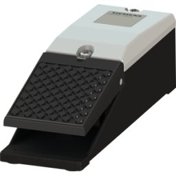 SIEMENS SIE 3SE2902-0AB2 - Interruptor de pie, 1S+1OE, solo pedal, sin capucha