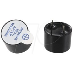 ECON CONNECT SEC12090502400 - Zumbador de CA, magnético, 85, 2400 Hz, 5,0 V AC, ø12 mm