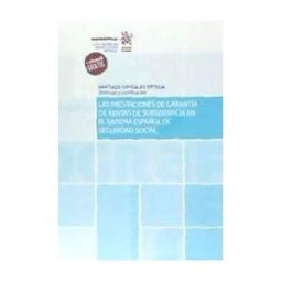 Editorial Tirant Lo Blanch Las Prestaciones De Garantía De Rentas De Subsistencia En El Sistema Español De Seguridad Social