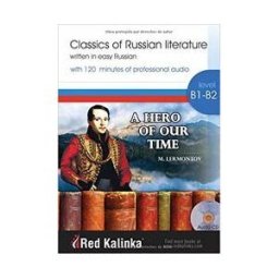 Escuela de Ruso Red Kalinka Classis In Easy Russian - A Hero Of Our Time