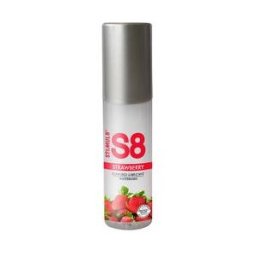 S8 Lubricante Base de Agua Fresa 125ml