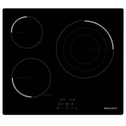 Benavent VBBR360 Placa Vitrocerámica 3 Zonas 60cm Negra